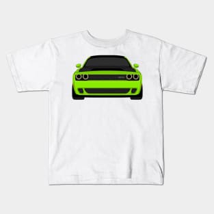 DODGE DEMON FRONT LIME Kids T-Shirt